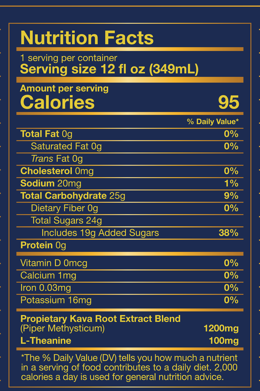 Blueberry Chill Nutrition Facts