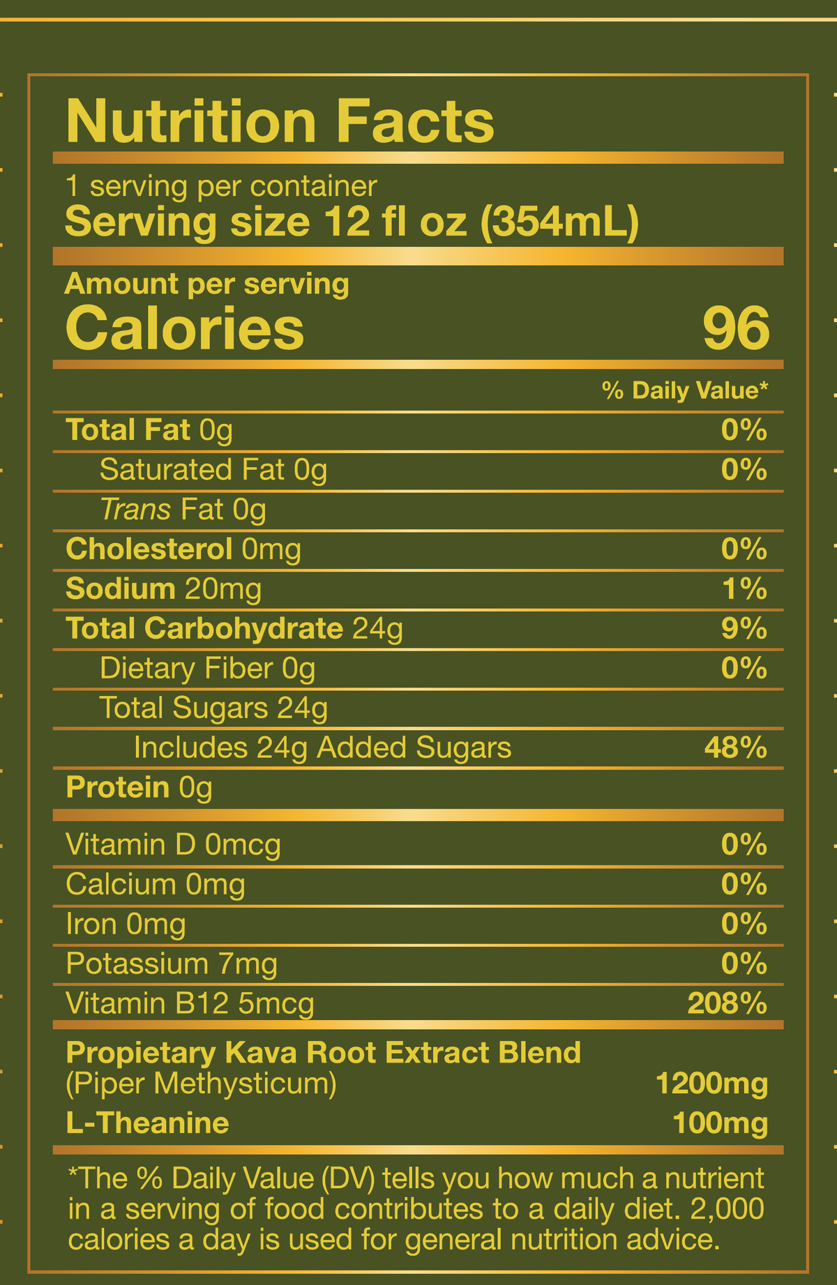 The Daily OG Nutrition Facts